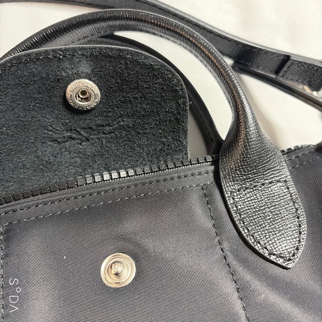 롱샴 블랙 미니 크로스백 상품이미지5