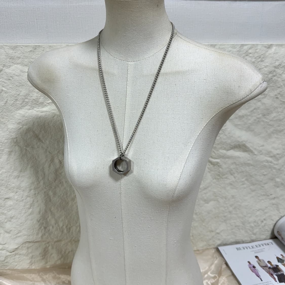 빈티지 볼트 쿠바체인 목걸이 상품이미지1