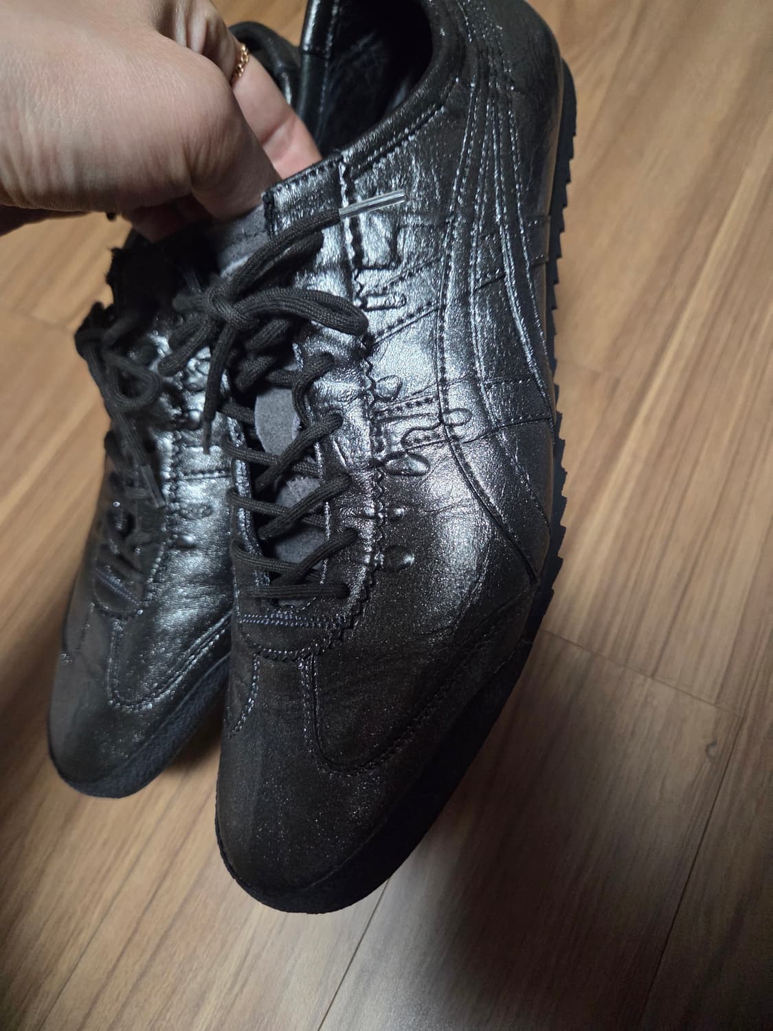 오니츠카타이거 멕시코 66 블랙실버  일본산 255 상품이미지2