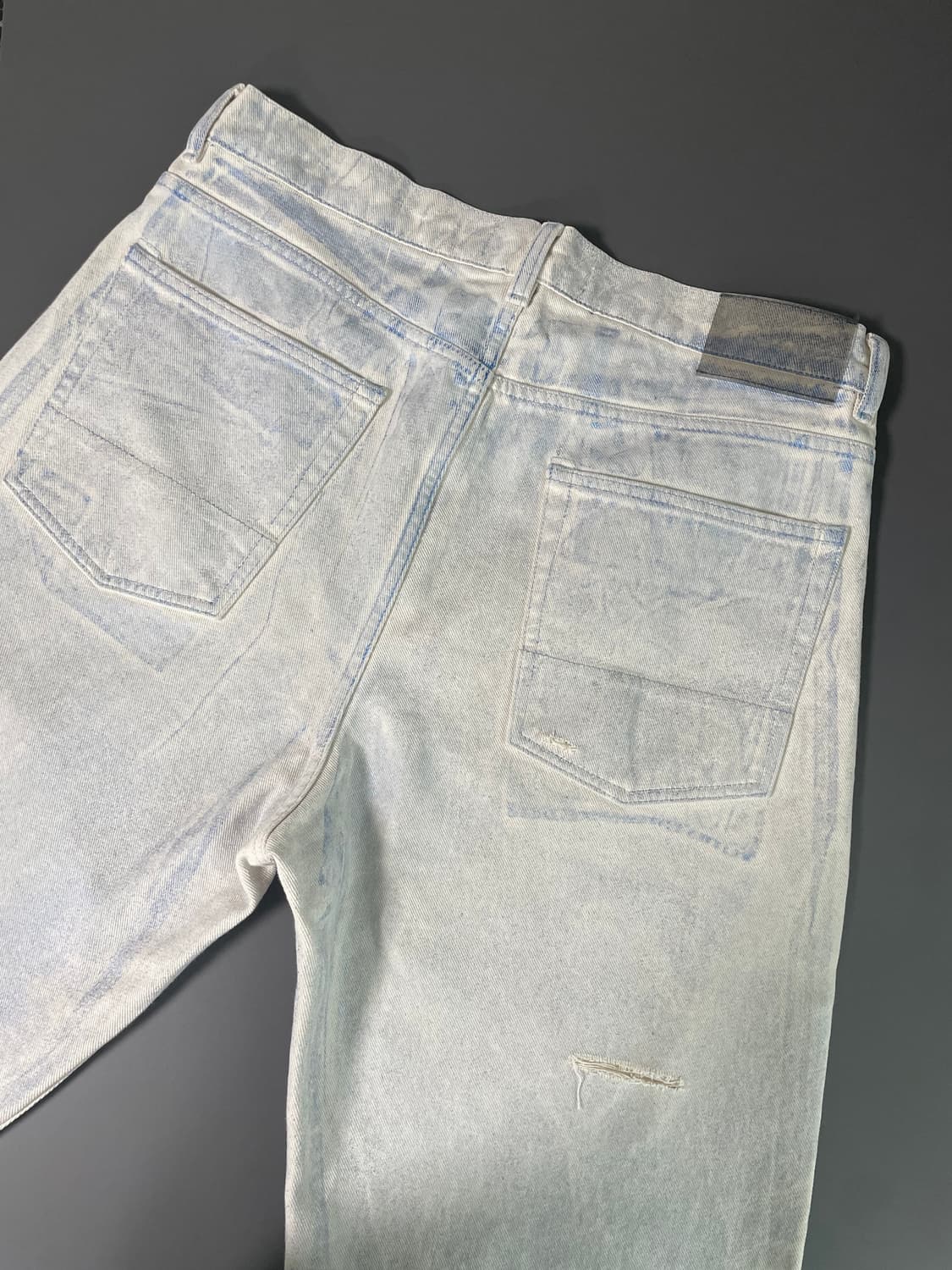 [33] 아워레가시 블루 포일 데님 팬츠 써드컷 상품이미지6