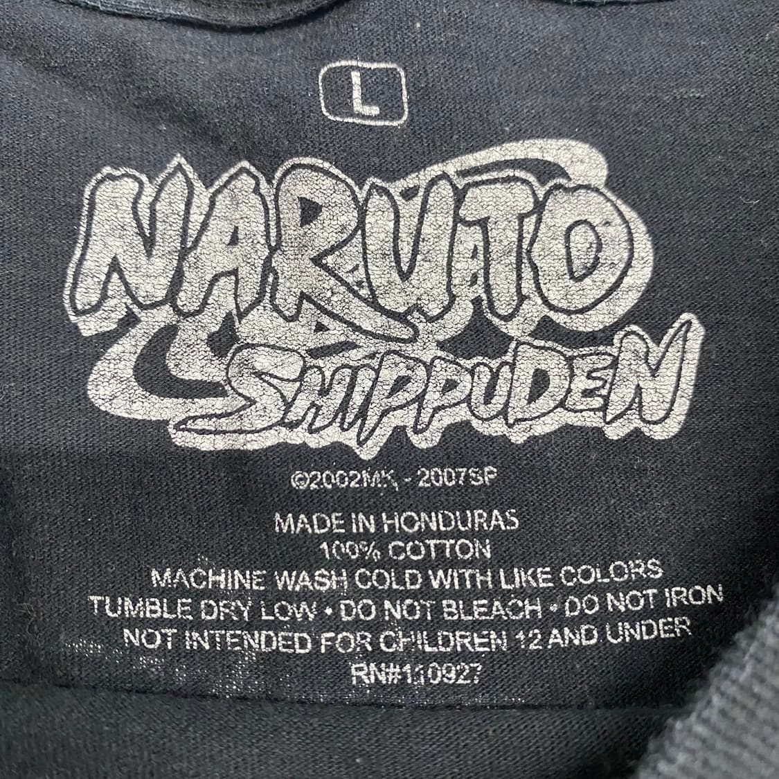 나루토 아카츠키 오피셜 애니메이션 티셔츠 상품이미지3