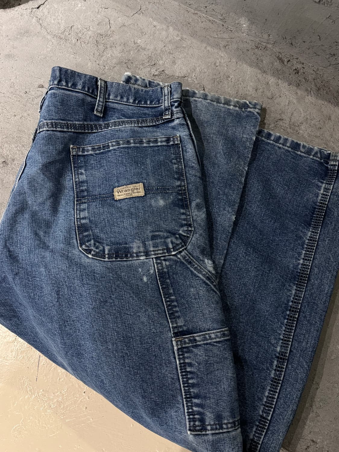 랭글러 워시드 카펜터 데님팬츠  상품이미지1