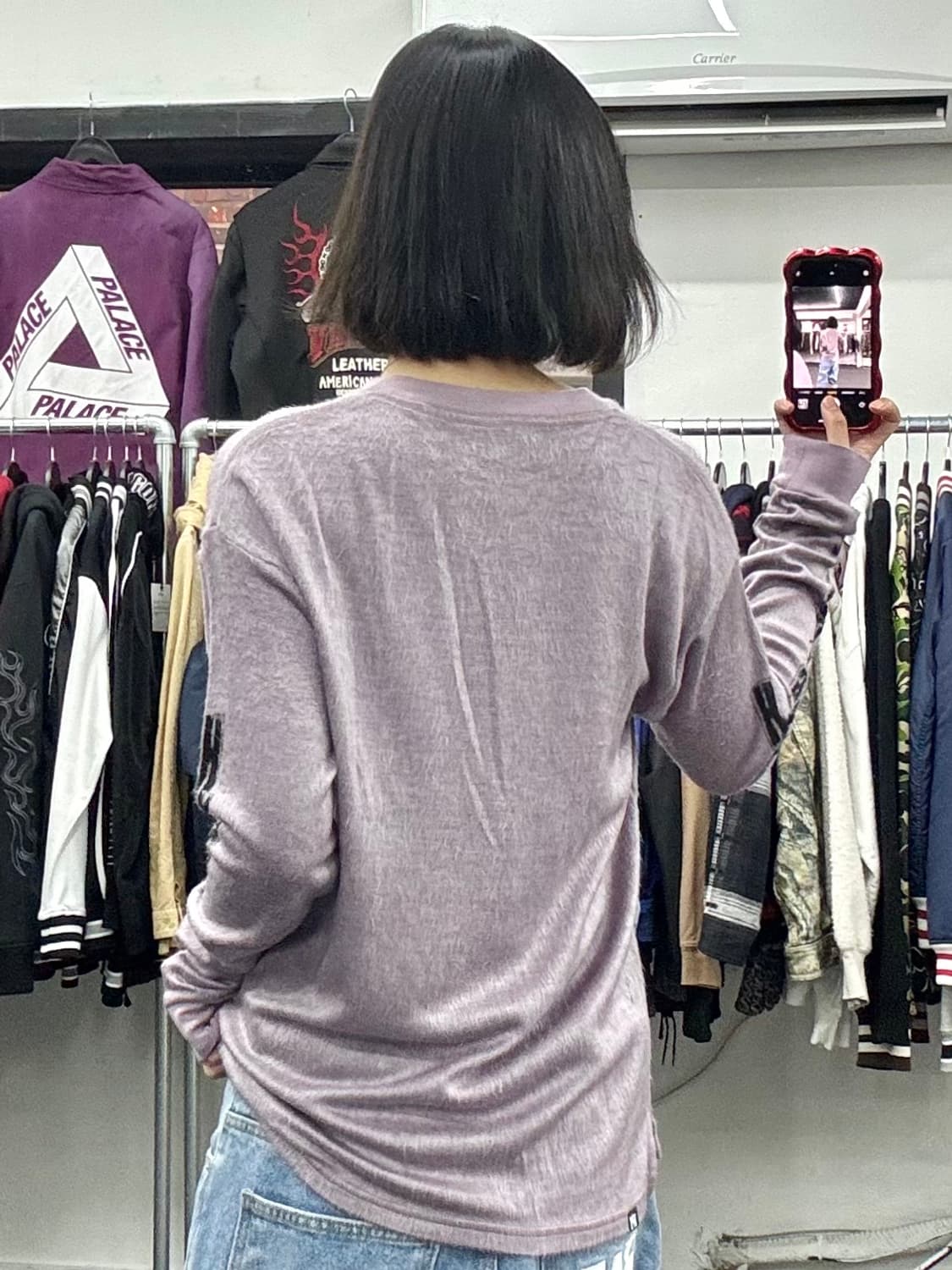 히스테릭 글래머 스컬 아크릴 롱슬리브 상품이미지5