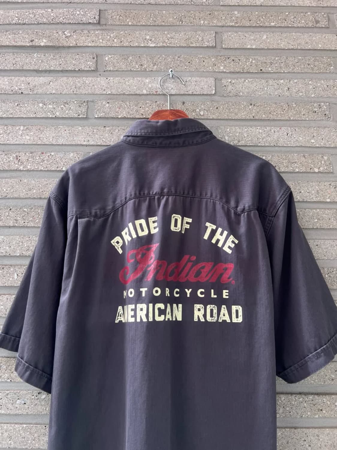 [L]Indian Motorcycle 인디안 모터사이클 스펠아웃 워크셔츠 상품이미지1