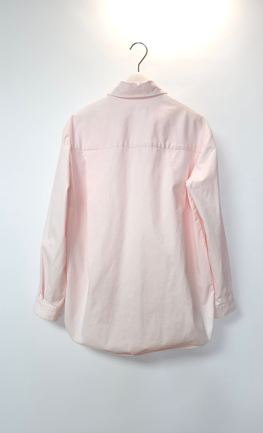 마쥬 로즈페일 연핑크 루즈핏 코튼 셔츠 1 사이즈 상품이미지7