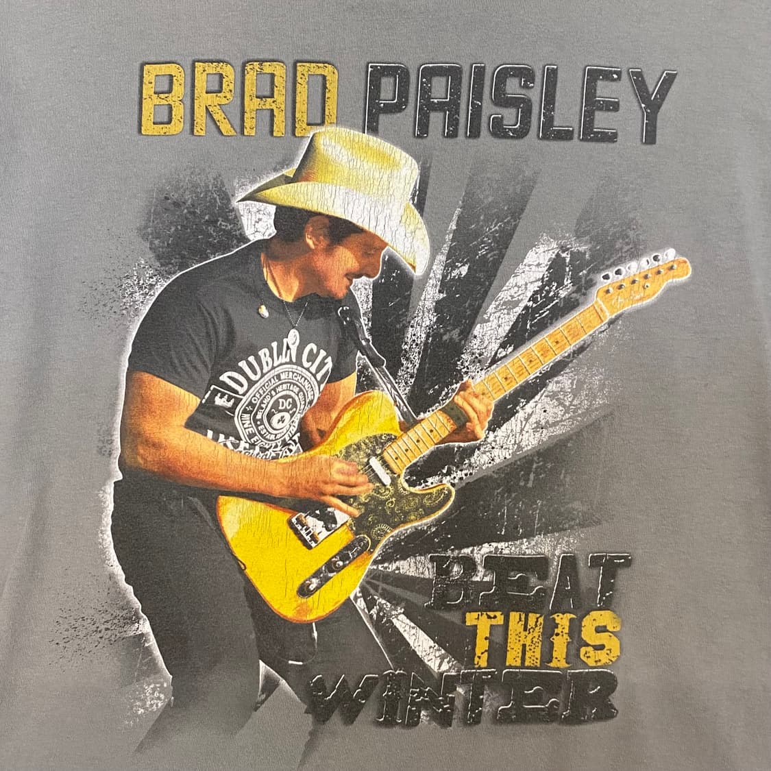 미국 빈티지 브래드 프레슬리 2014 투어티 락티셔츠 반팔티 상품이미지3