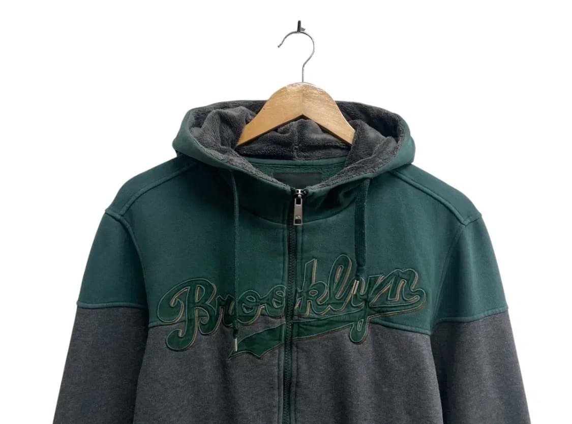 MLB 레터링 기모 후드집업 95 상품이미지2