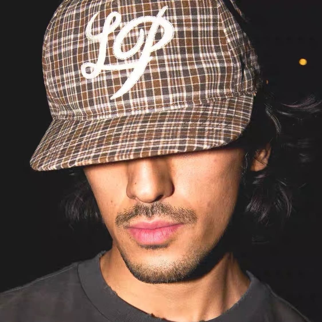 빈티지 체크무드 LP로고 캡  상품이미지5