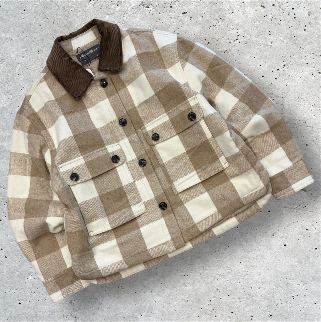 [M] 에디바우어 체크 코듀로이 자켓 C725 상품이미지1