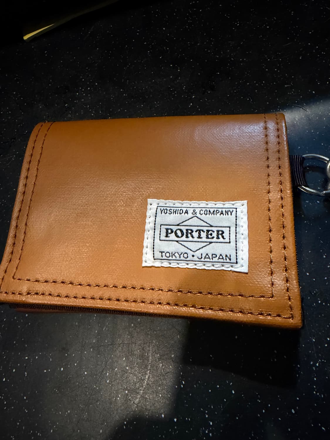 요시다포터 프리스타일 코인케이스 카멜 OS 상품이미지1