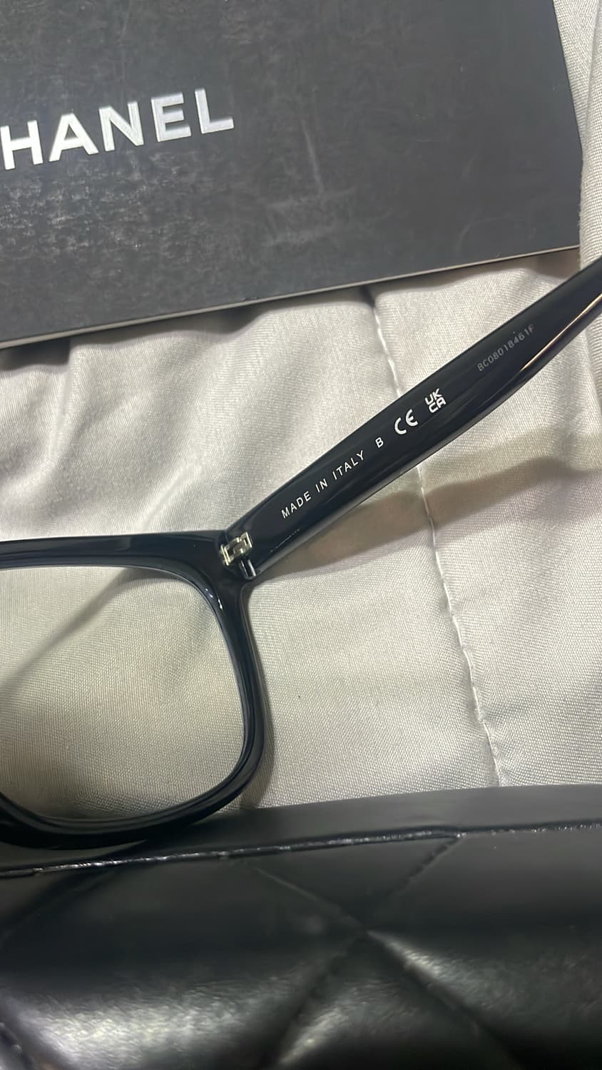 샤넬 로고 뿔테 안경 상품이미지6