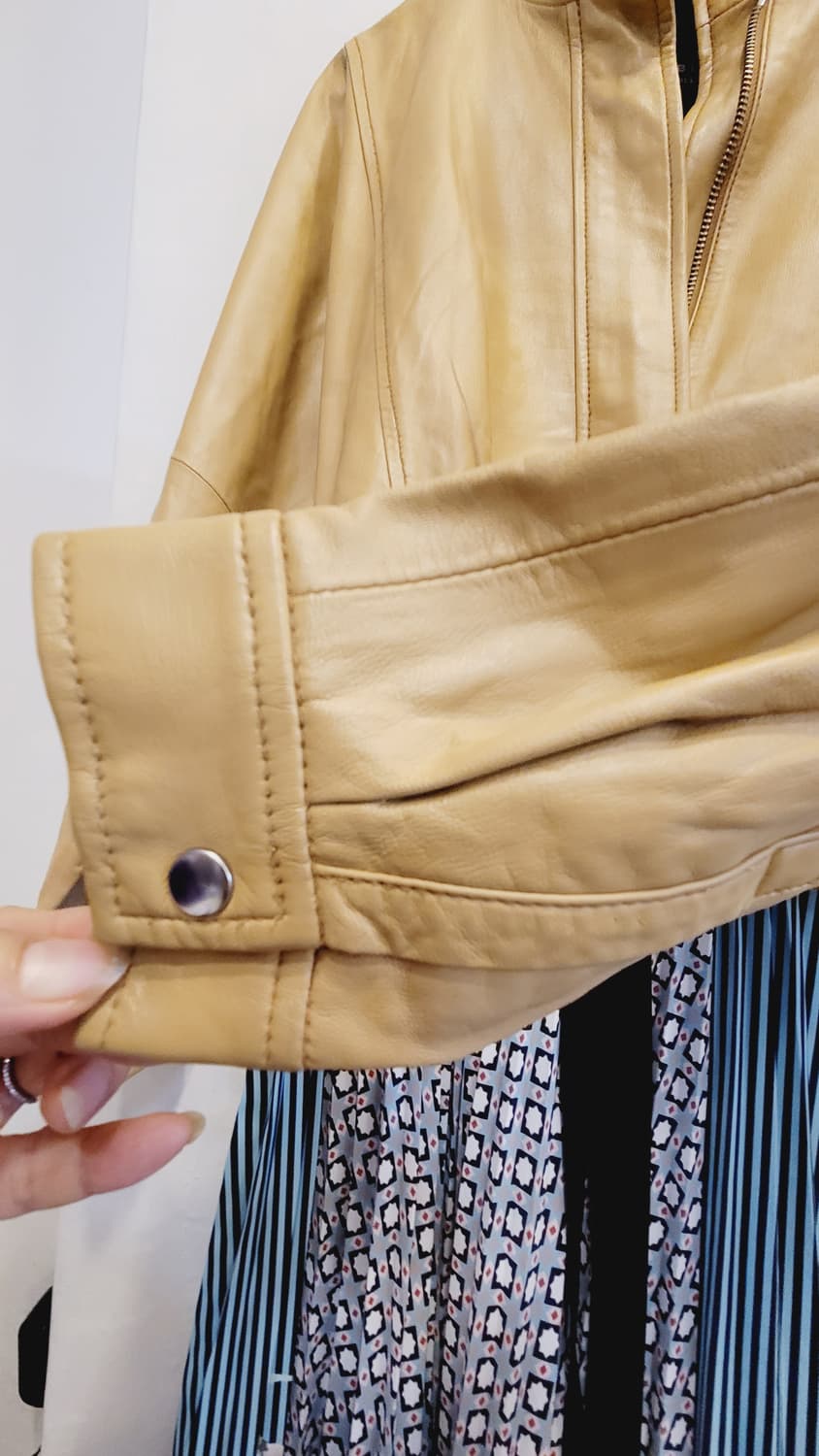 클럽모나코 양가죽 네이그런 블루종 상품이미지5