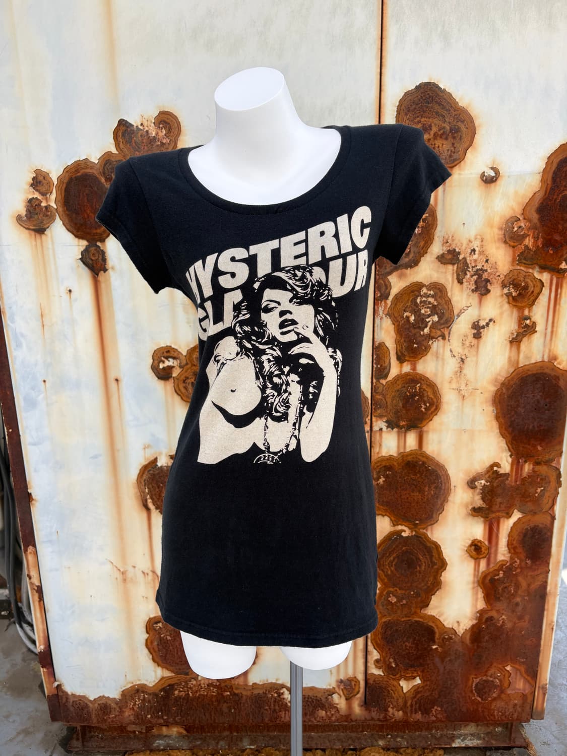 🎸Hysteric Glamour 블랙 프린팅 티셔츠🎸 상품이미지5