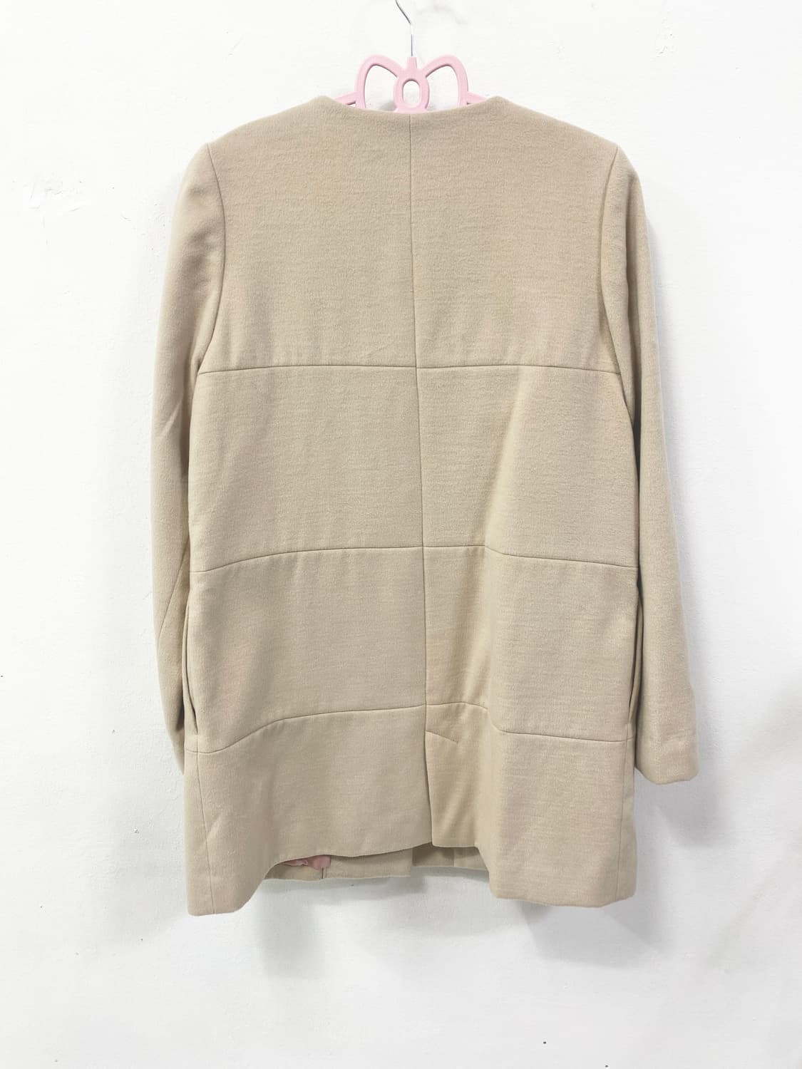 로걀 히메갸루 코리락쿠마 큐빅 베이지 핑크 코트 상품이미지4