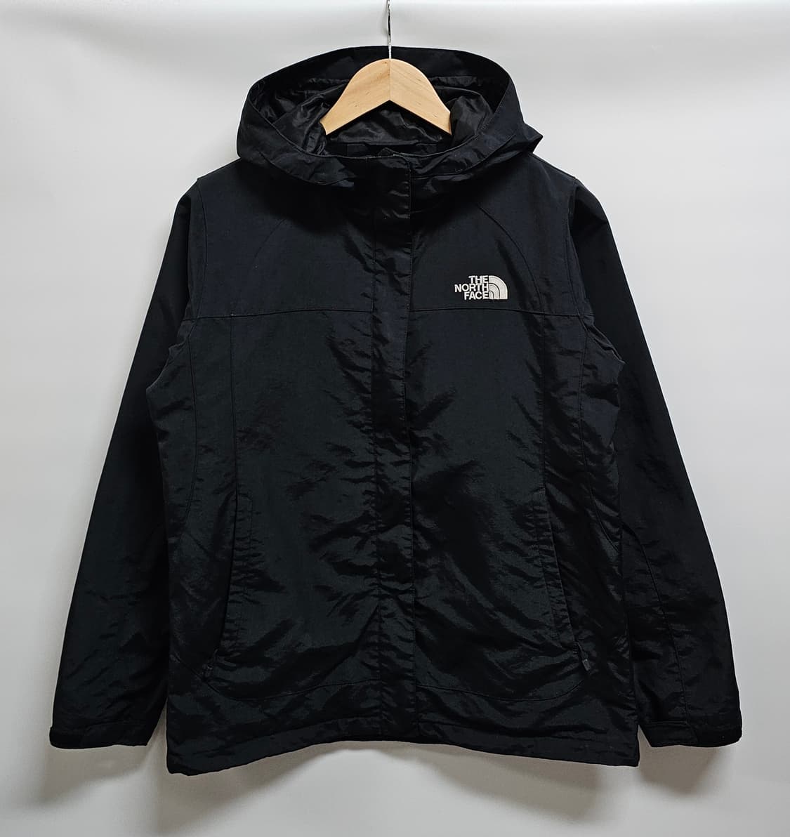 노스페이스 블랙 바람막이 후드 자켓 90 상품이미지1