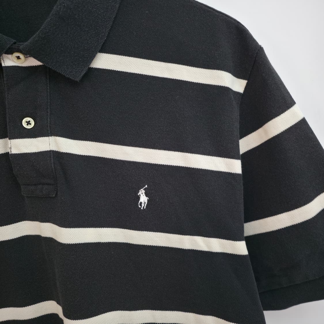 [L] 폴로 랄프로렌 스트라이프 반팔 카라티 상품이미지4