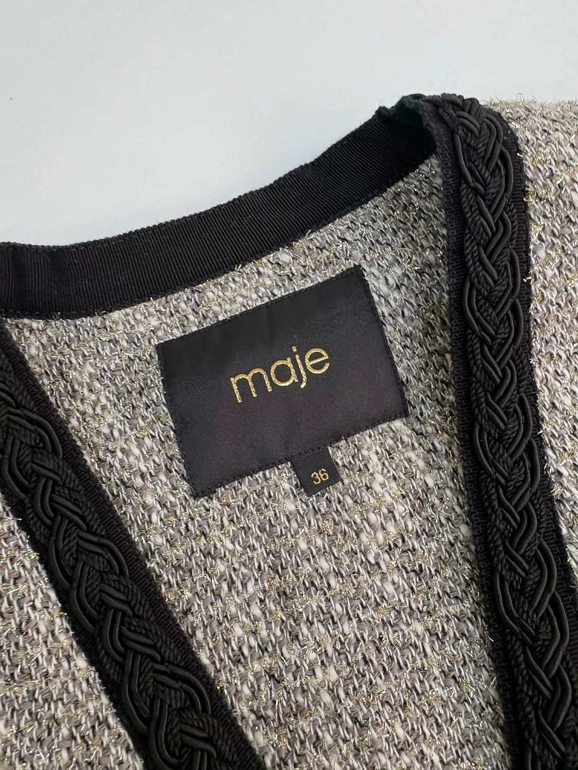 [36] 마쥬 트위드 콘드라스트 손담비 자켓 상품이미지5