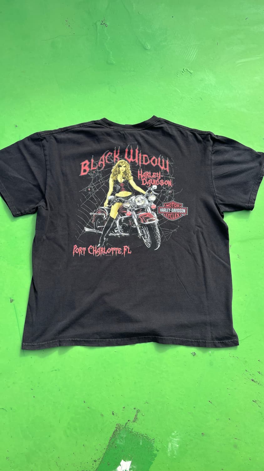 Harley-Davidson ’BLACK WIDOW‘ T-shirt 상품이미지3