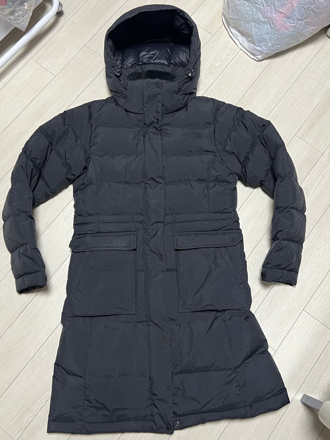 노스페이스 블랙 롱패딩 90사이즈(여성용) 상품이미지1