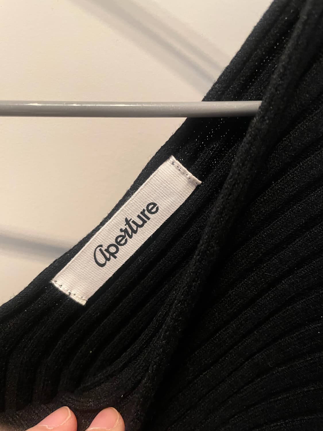 디애퍼처 니트 delia knit top 블랙 상품이미지6