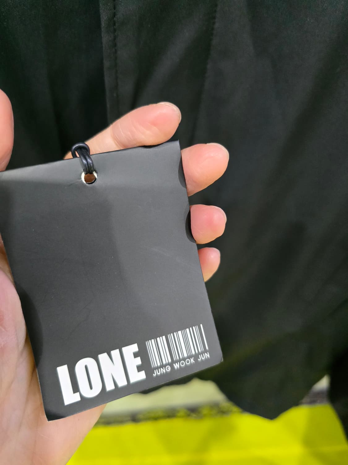 LONE JUNG WOOK JUN 블랙 코트 105 상품이미지3