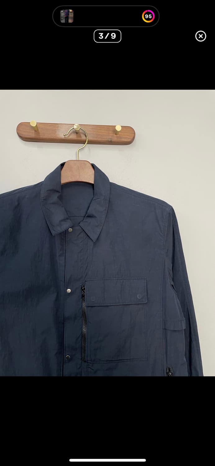 솔리드옴므 나일론 블랙 자켓 A3583 상품이미지3