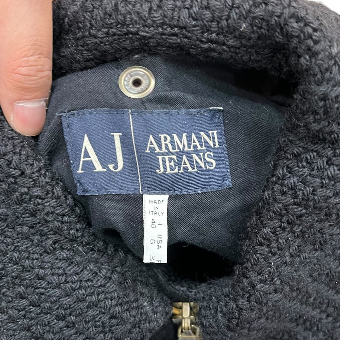  아르마니진스 니트 더플 코트 y14341 상품이미지7