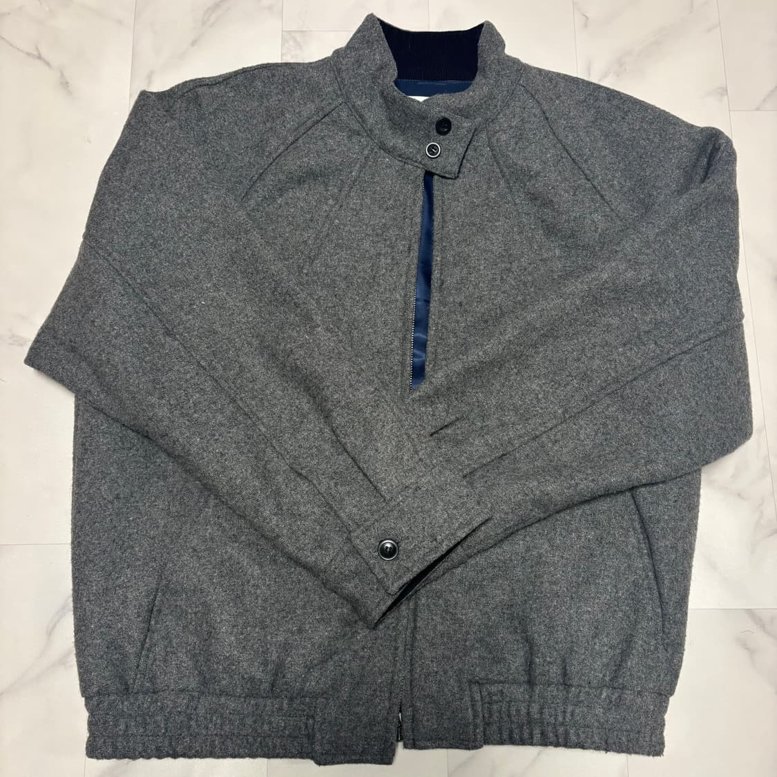 피그먼트 울 점퍼 상품이미지1