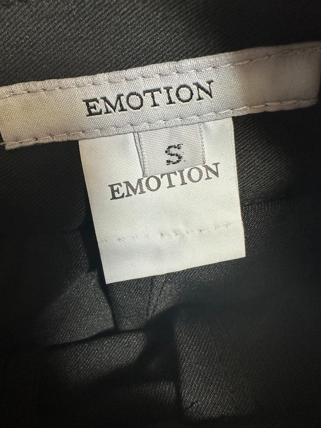 EMOTI 블랙 크롭 야구 점퍼 스커트바지세트 상품이미지8