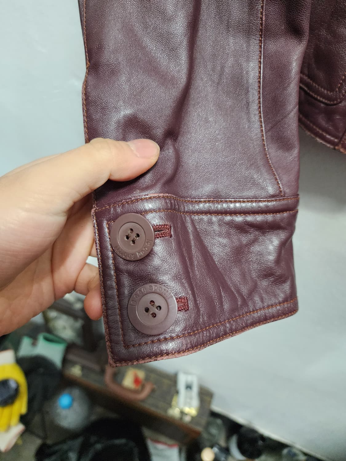 르꼬끄 00s Y2K 양가죽 크롭자켓 상품이미지4