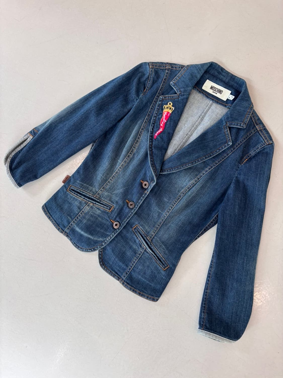 Vintage Moschino Denim Jacket 상품이미지3