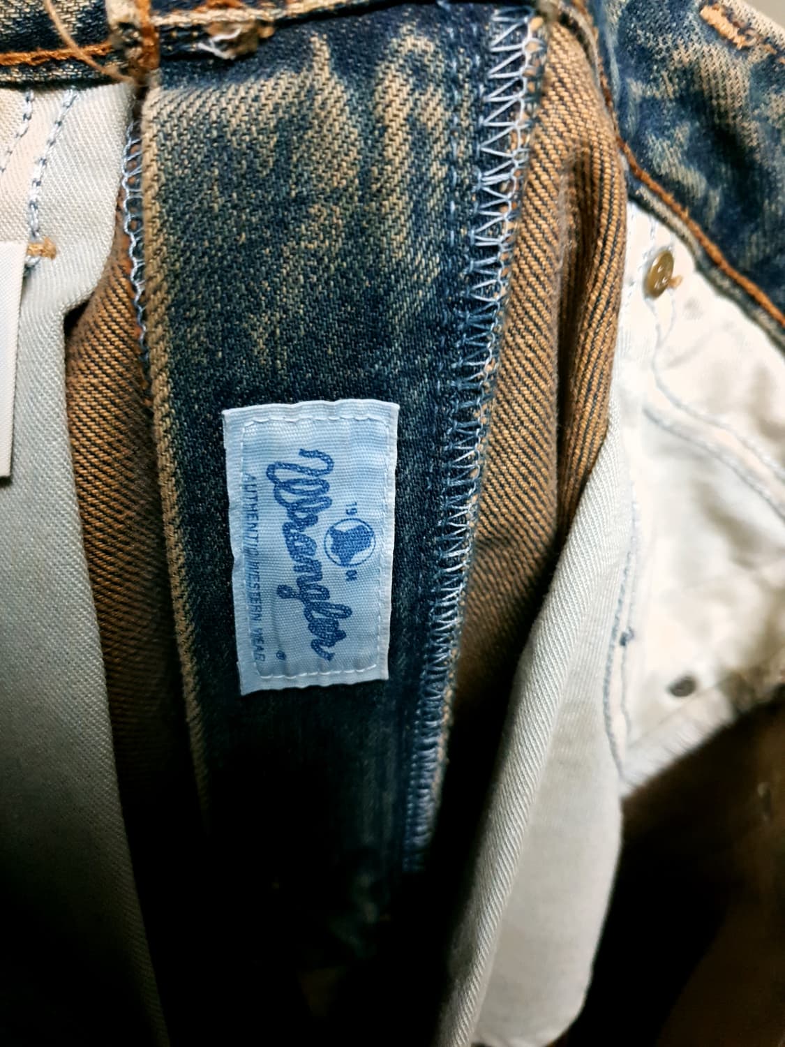 (일본발) 랭글러 90s 빈티지 워싱 웨스턴 데님팬츠 (30) 상품이미지5