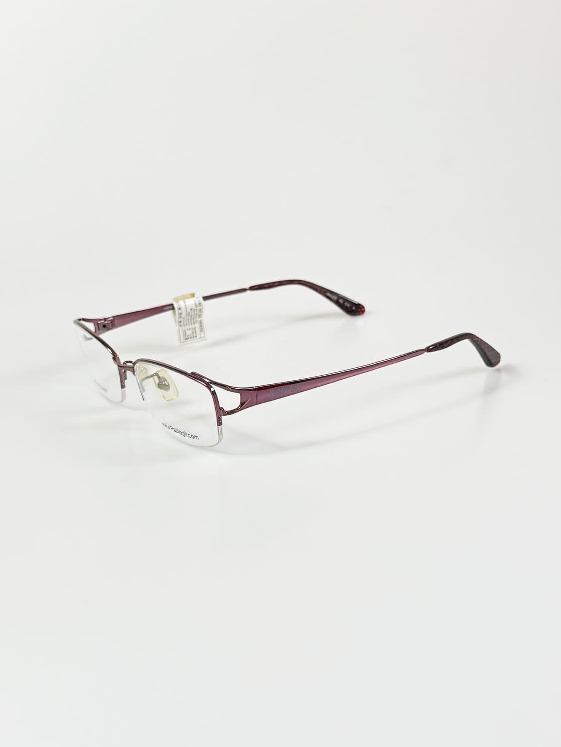 PABLO GILI 반무테 스퀘어 메탈 프레임 빈티지 안경 상품이미지3