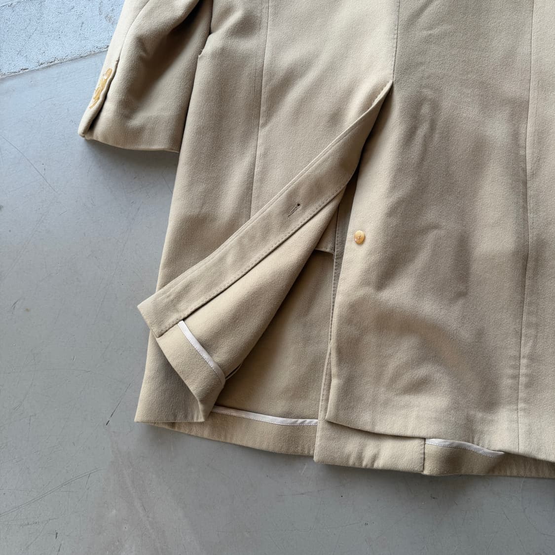 루이비통 05fw 캐시미어100 카멜 더블 브레스티드 코트 상품이미지6