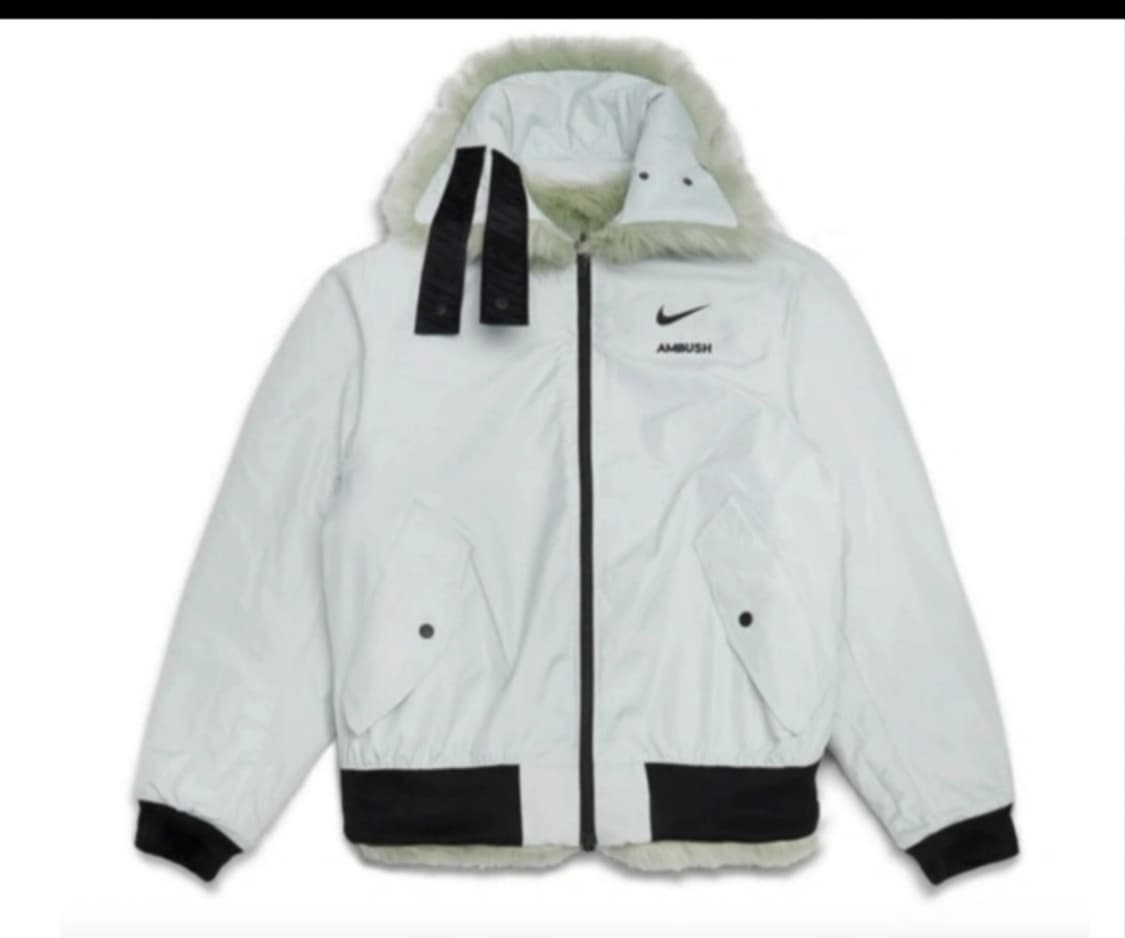 나이키x엠부쉬 리버시블 퍼 포우 퍼 자켓 L 상품이미지3