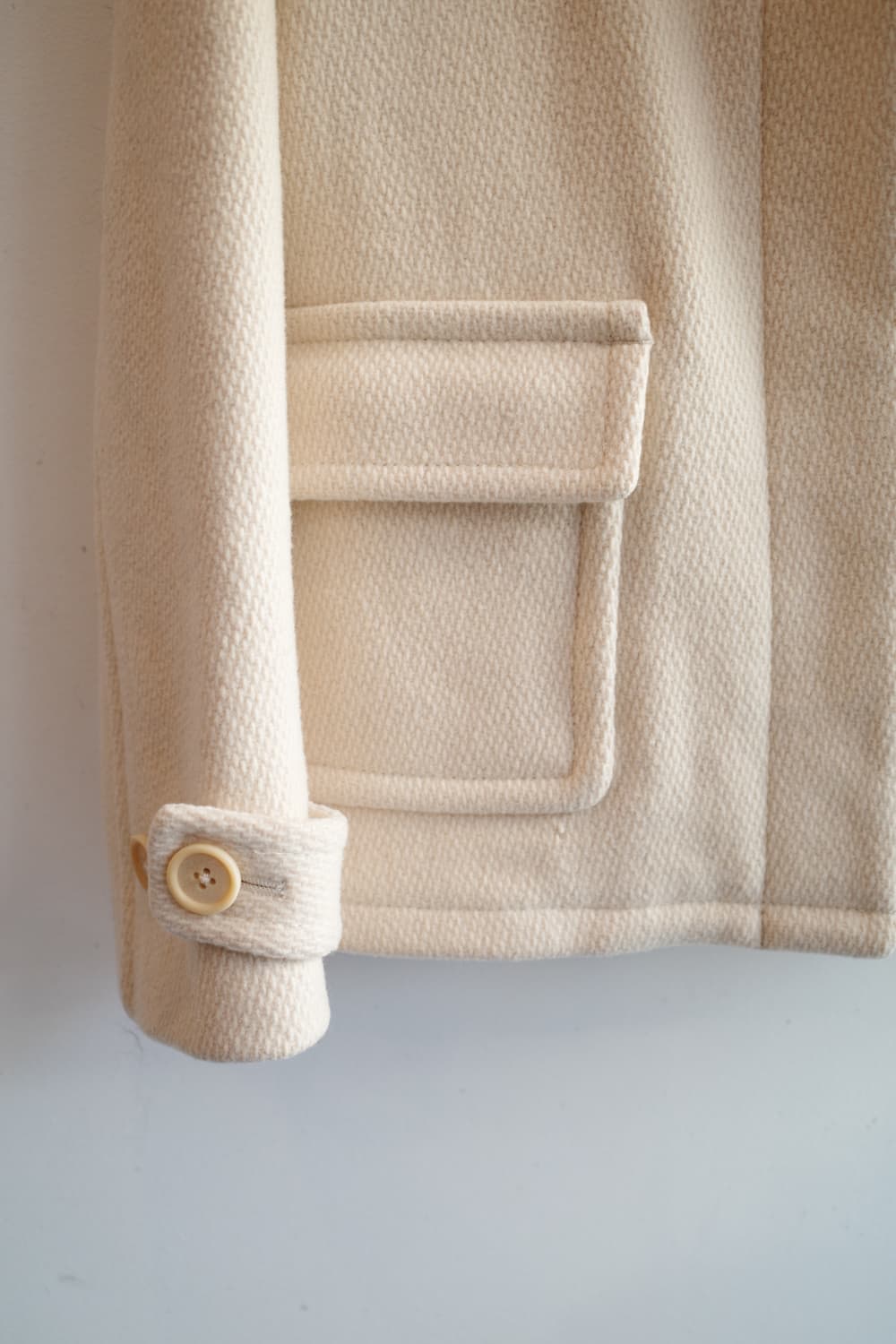 Japan brand 울 하프 코트  상품이미지5