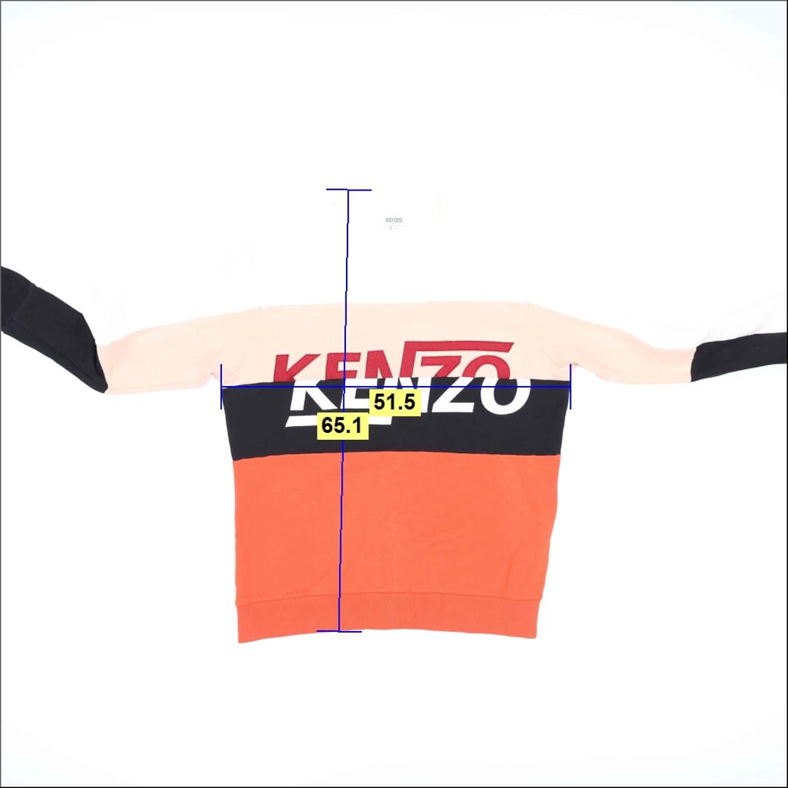 [S] 겐조 컬러블럭 스펠아웃 로고 맨투맨 스웻셔츠 0120J 상품이미지5