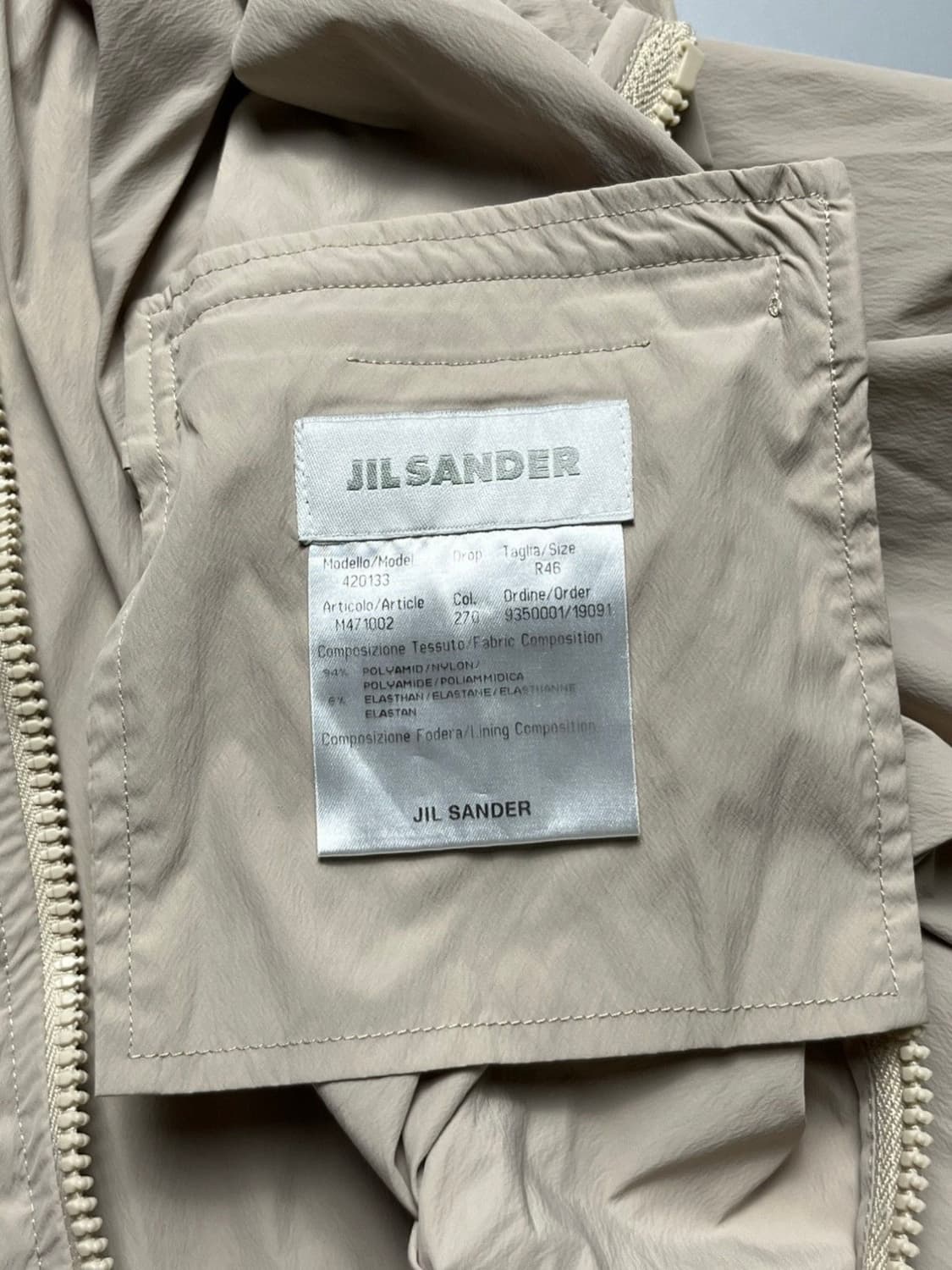 09ss by Raf / Elastic Trim Jacket 상품이미지5