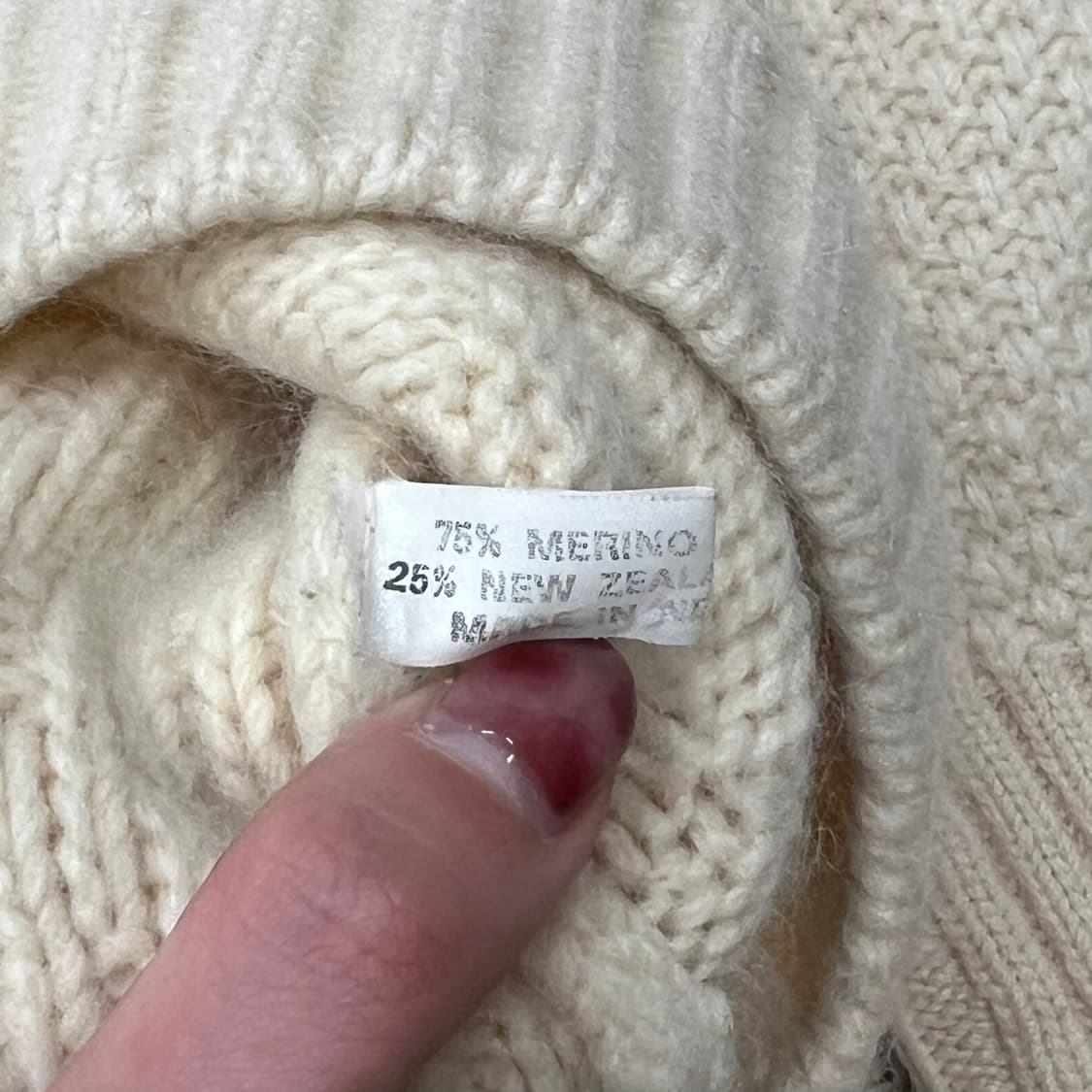 snowy peak 메리노울 니트 r2657 상품이미지6