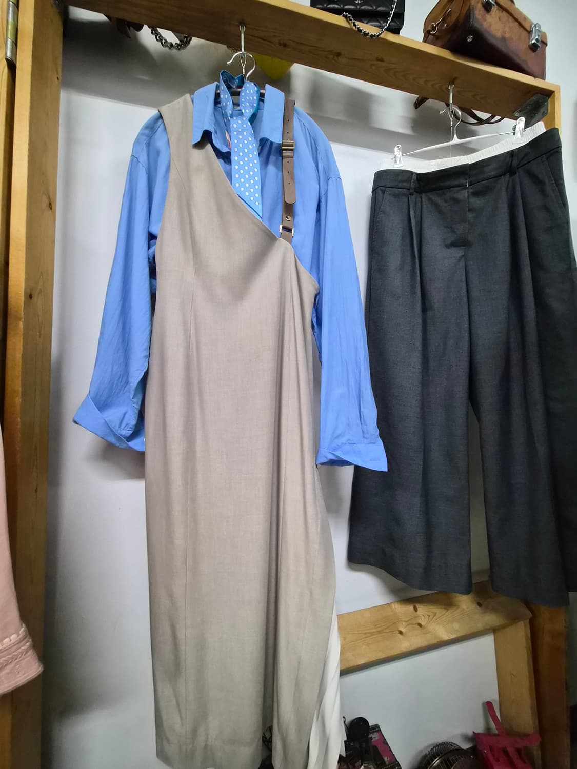 rienda 수입명품 플리츠 언발 원피스 상품이미지3