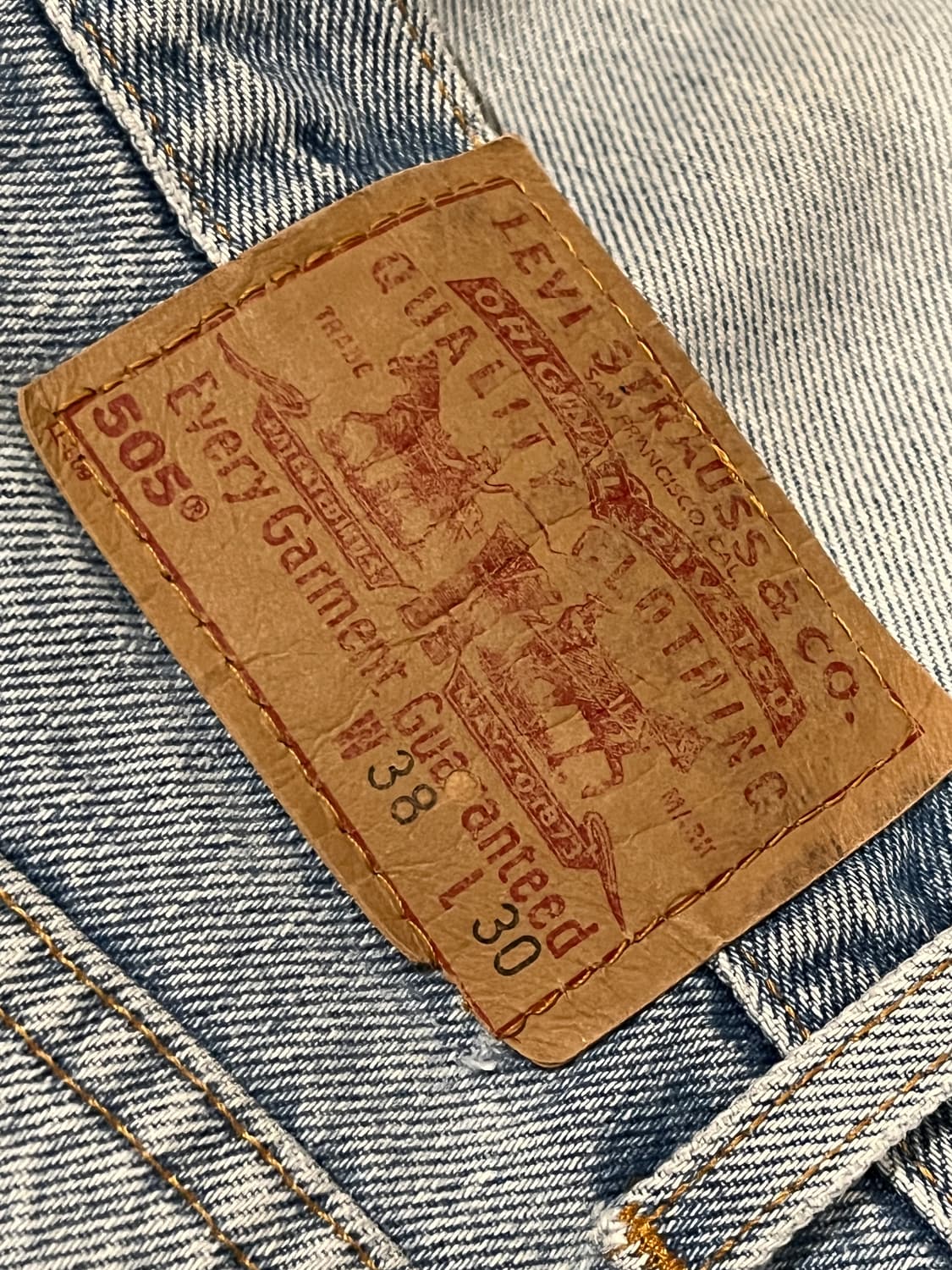 90s 리바이스 505 W38 L30 made in usa 상품이미지4