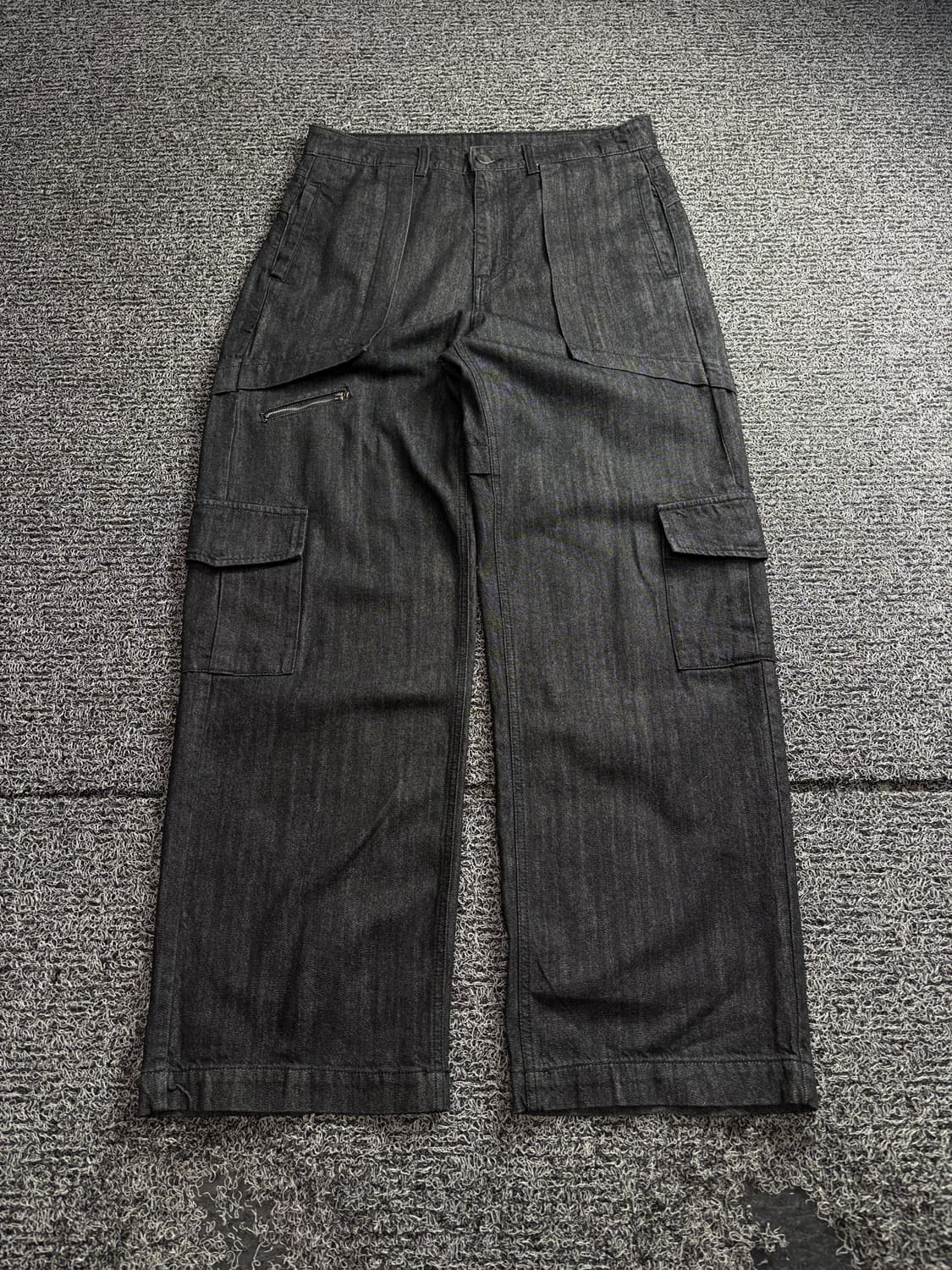 미나브 유틸리티 루즈핏 멀티 카고 데님 팬츠 3282 상품이미지2