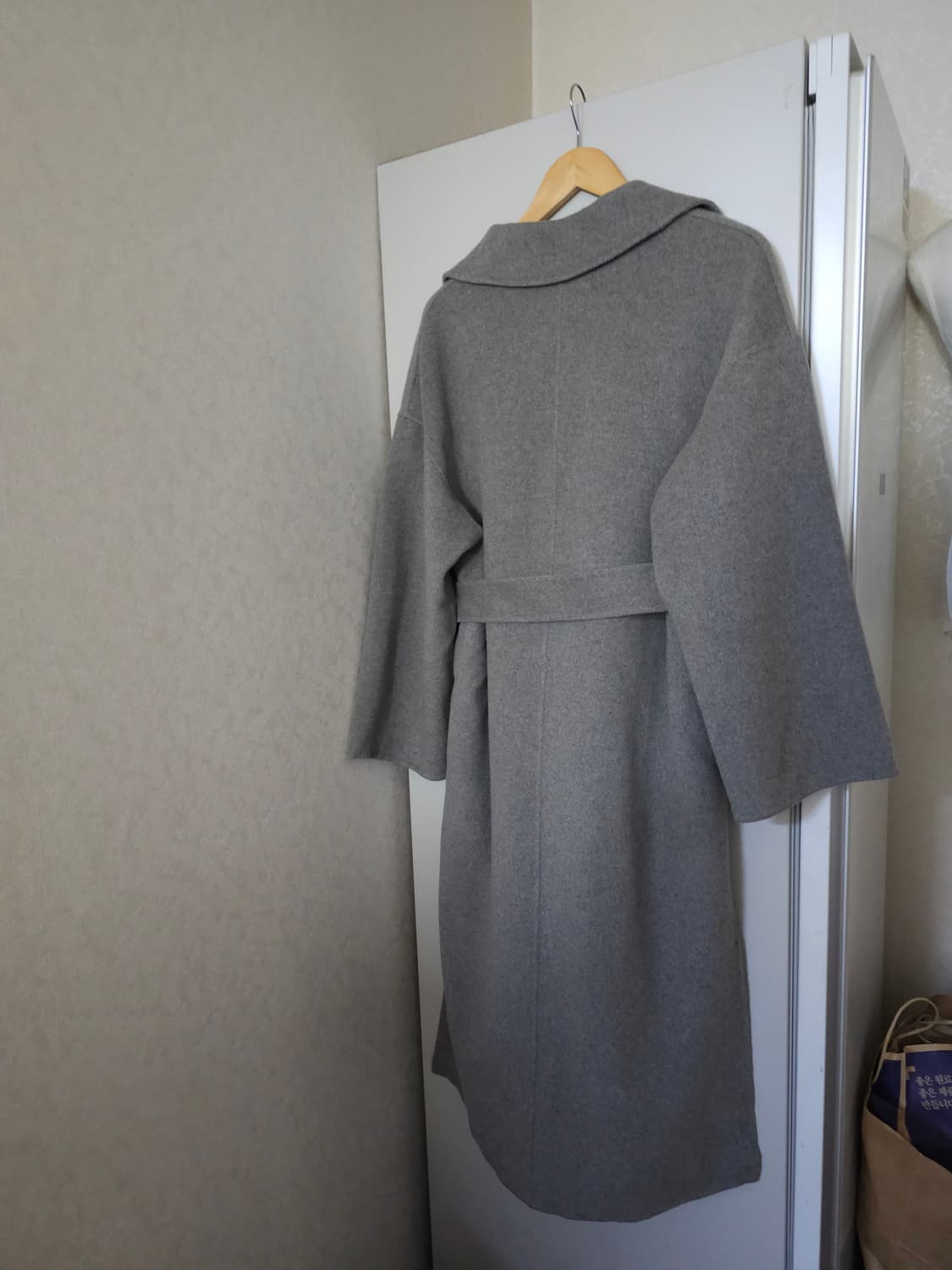 GIOVEDI 울 캐시미어 핸드메이드 롱코트 상품이미지4