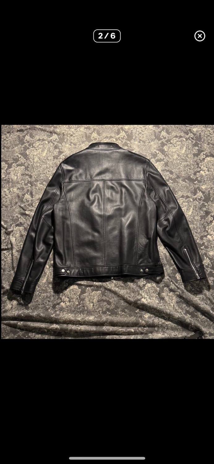 lambskin china collar leather jacket 상품이미지3