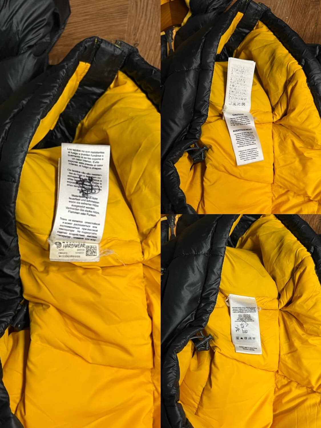 마운틴하드웨어 배색 패딩 상품이미지8