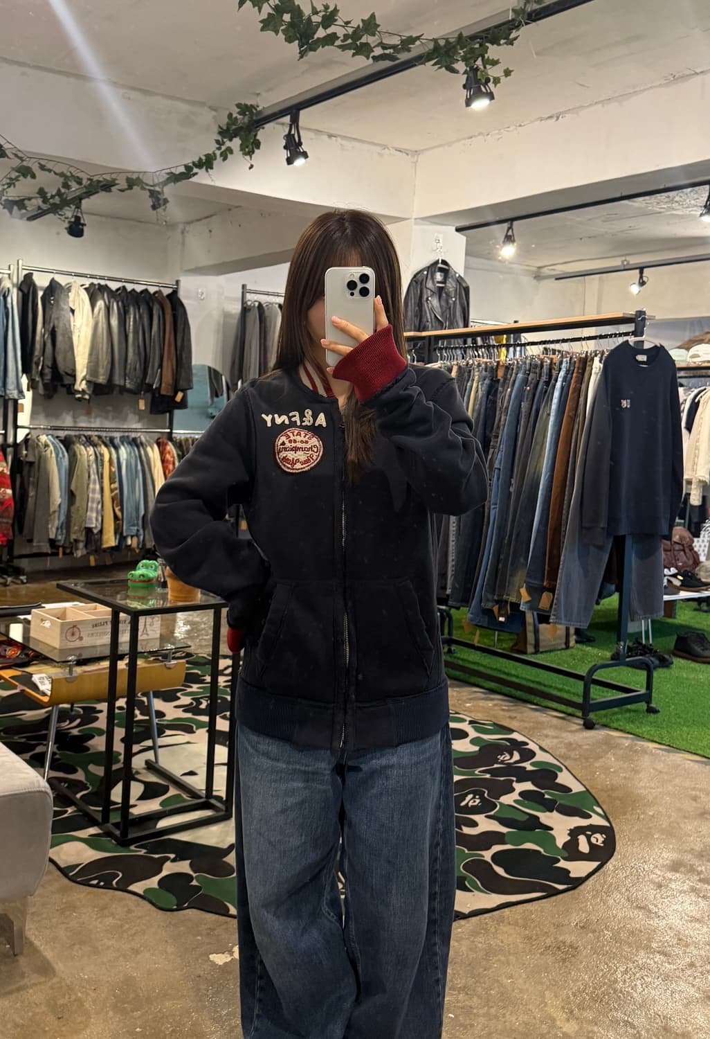 아베크롬비 패치 코튼 집업 자켓 상품이미지1