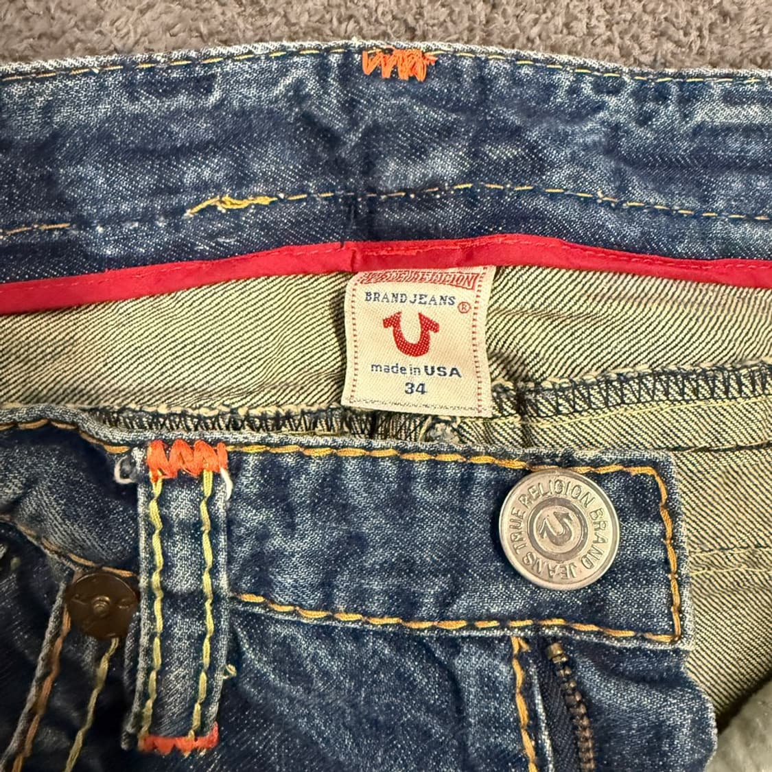 [정품/34] 트루릴리전 조이슈퍼티 부츠컷 데님팬츠 상품이미지6