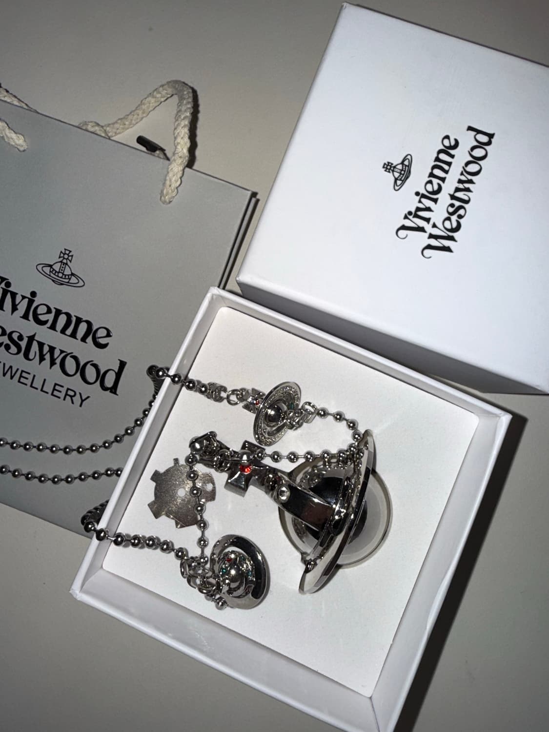 비비안웨스트우드 orb 나나 라이터 목걸이 정품 상품이미지1