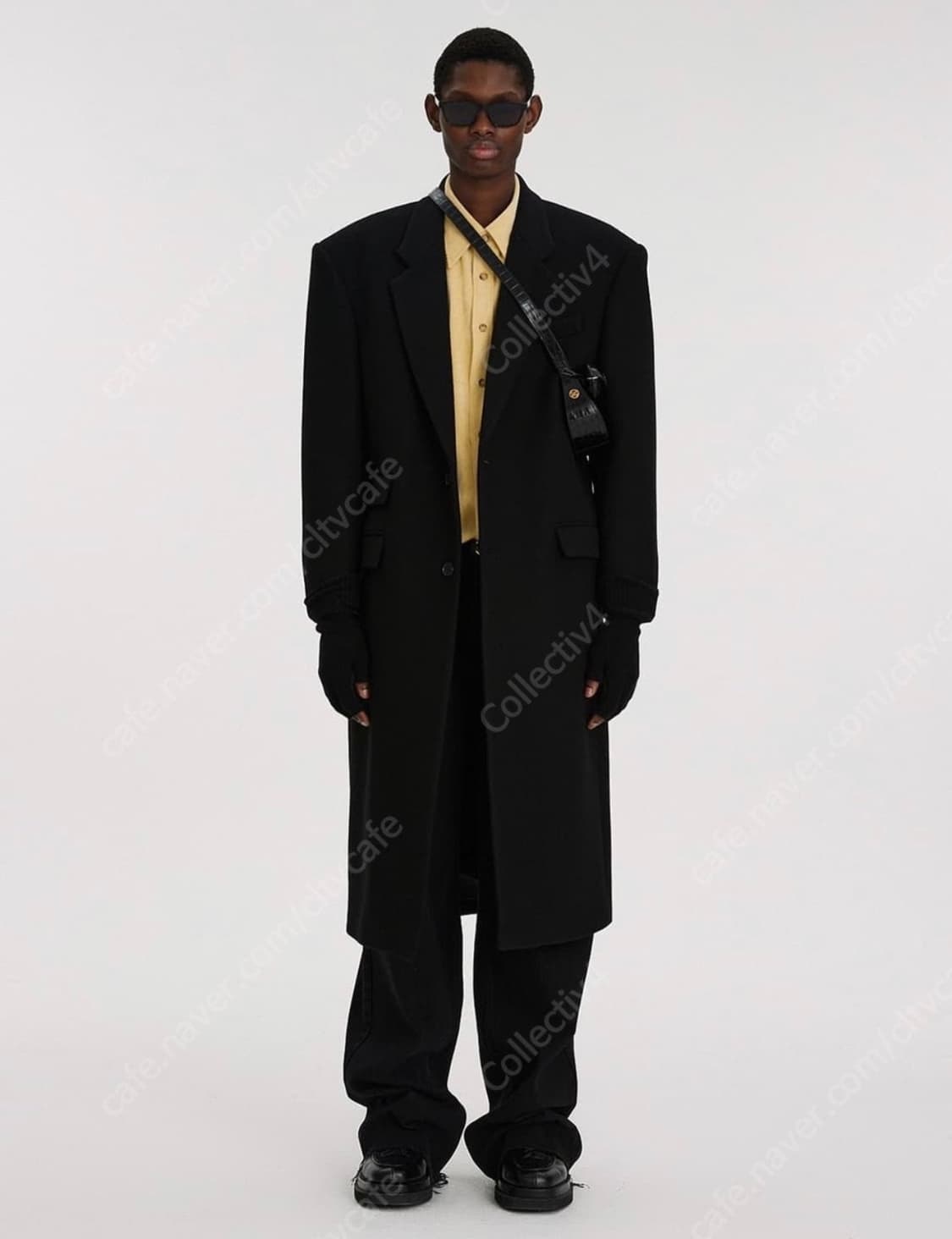 렉토 싱글 코트 블랙 L 상품이미지1