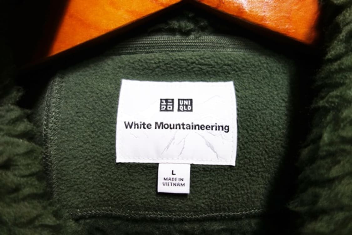 유니클로 x 화이트 마운티어링 후리스 풀집 파카 다크 그린 L (100) 상품이미지5